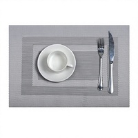 Sets de table en plastique tissé résistants à la chaleur, antidérapants et lavables, résistants aux taches, pour la maison, la cuisine et les restaurants