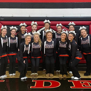 Chándal personalizado Cheer con diamantes de imitación bordados Nombre del equipo Cheer Chaquetas de calentamiento con conjunto de pantalones - Product Image 2