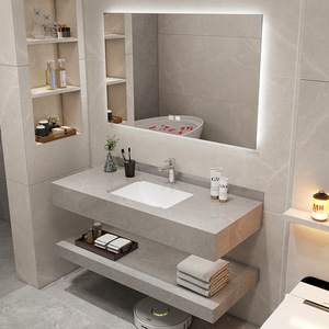 <span class=keywords><strong>Lavabo</strong></span> de Cerámica de Doble Capa sin Juntas 2026, Montado en la Pared, con un Solo Orificio, para Baño de Hotel, Mueble de <span class=keywords><strong>Lavabo</strong></span> - Product Image 2