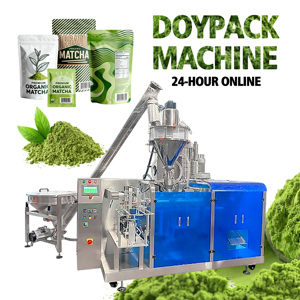 Machine d'emballage Doypack pour <span class=keywords><strong>poudre</strong></span> de thé à performance stable, machine de remplissage et de scellage pour <span class=keywords><strong>poudre</strong></span> de matcha et <span class=keywords><strong>poudre</strong></span> de fruits - Product Image 1