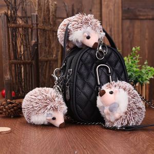 Kawayi hérisson en peluche <span class=keywords><strong>porte</strong></span>-clés jouets mignon doux animaux en peluche et jouets en peluche peluches hérisson <span class=keywords><strong>porte</strong></span>-clés griffe Machine peluche poupée - Product Image 5