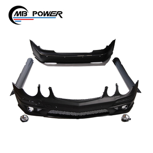 Kits de carrosserie E classe A style E63 pour 2003-2006 année w211 kit de carrosserie <span class=keywords><strong>pare</strong></span>-chocs de voiture jupe latérale pièces de mise à niveau w211 - Product Image 3