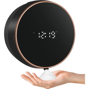 Distributeur automatique de <span class=keywords><strong>savon</strong></span> mousse ABS, écologique, pour hôtel, mural, rechargeable, sans contact, réglable, batterie au lithium, plastique - Product Image 1