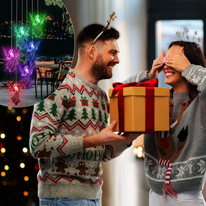 Pour <span class=keywords><strong>Amazon</strong></span> extérieur <span class=keywords><strong>solaire</strong></span> LED cloche lumière coloré dégradé ange jardin et guirlande lumineuse <span class=keywords><strong>de</strong></span> noël petites tailles cadeau <span class=keywords><strong>de</strong></span> vacances - Product Image 2