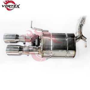 Système d'échappement Catback en acier inoxydable poli miroir Vortex avec télécommande pour AUDI A7 C8 3.0T 2019-2024 - Product Image 5
