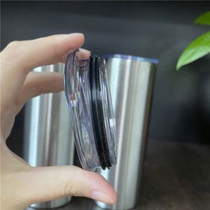 Gobelets isothermes fins et droits en argent pour sublimation, non coniques, isolés sous vide, 20 oz - Product Image 4