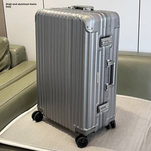 <span class=keywords><strong>Valise</strong></span> trolley classique rétro MYER à ouverture frontale simple, cadre en aluminium, roues silencieuses, pour femme, 20 pouces, étudiante, avec serrure à combinaison, pour voyage - Product Image 3