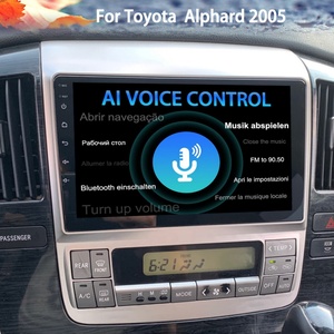 วิทยุติดรถยนต์ระบบ Android 13 พร้อมหน้าจอ AI Voice สำหรับ Toyota Alphard ปี 2005 2006 เครื่องเสียงสเตอริโอ GPS Wireless CarPlay ระบบนำทาง มัลติมีเดีย เครื่องเล่นวิดีโอ - Product Image 1