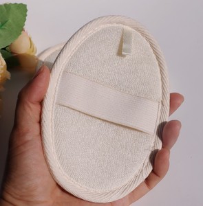 Éponge de bain naturelle coréenne Luffa, brosse exfoliante pour le corps, brosse écologique, tampon comprimé, marque privée, nature, <span class=keywords><strong>Loofa</strong></span> - Product Image 3