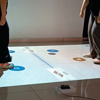 Jeux interactifs muraux et au sol, écran tactile intelligent, tableau blanc intelligent FT8, projecteur holographique 3D pour l'enseignement, les réunions, les enfants