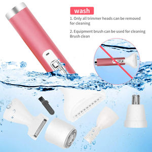 <span class=keywords><strong>Rasoir</strong></span> électrique 5 en 1 <span class=keywords><strong>pour</strong></span> <span class=keywords><strong>femme</strong></span>, épilation du visage, des oreilles, du maillot, des sourcils et des jambes - Product Image 3