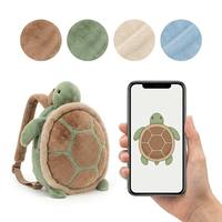 Sac à dos personnalisé en forme de tortue, coque hexagonale, sangles tissées, sac mascotte enfant thème océan