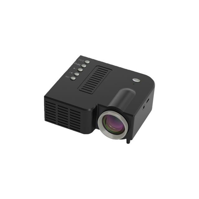 Asher Smart Home Mini UC28 Projector 1080P Ultra HD 50 Lumens 60 Inches Lens 2GB ROM Pico WiFi Compatible for Phone