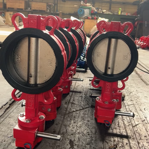 วาล์วบัตเตอร์ฟลายแบบเวเฟอร์ คันโยกแบบมือ ยางรอง SS304 วาล์วเกตไฟฟ้า ราคาประหยัด รวมถึงวาล์วบัตเตอร์ฟลายแบบเชื่อมต่อ - Product Image 2