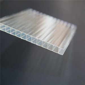 Panel <span class=keywords><strong>alveolar</strong></span> <span class=keywords><strong>transparente</strong></span> de protección Uv, lámina hueca de <span class=keywords><strong>policarbonato</strong></span> para invernadero de 8mm y 10mm - Product Image 2
