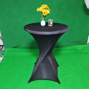 Nhà Máy Trực Tiếp Bán Cao cấp Khách Sạn Trang Trí Đám Cưới Thanh Bảng Bìa Màu Rắn Polyester Vòng Đàn Hồi Bảng Bìa - Product Image 6