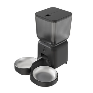 Comedero Automático <span class=keywords><strong>para</strong></span> Mascotas con Dos Tazones y Dispensador <span class=keywords><strong>de</strong></span> Comida Automático, Dispensador <span class=keywords><strong>de</strong></span> Comida Translúcido <span class=keywords><strong>para</strong></span> Perros y <span class=keywords><strong>Gatos</strong></span>, Máquina <span class=keywords><strong>de</strong></span> Alimentación Inteligente - Product Image 2