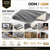 Couverture imperméable pour animaux de compagnie, marque privée, OEM/ODM personnalisé, en peluche Sherpa, protection de canapé pour chiens et chats, pour marques de vente en gros et au détail