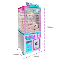 Machine à griffes commerciale à monnayeur pour la distribution de prix, machine de jeu d'arcade, machine à griffes à prix, machine à griffes pour peluches