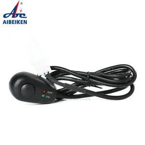 ABILKEEN New Product High Quality Black Frosted surface Water Drop Switch Automotive Push Button switch with LED ON-OFF Light