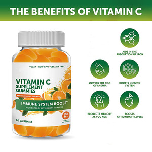 Doğal turuncu lezzet <span class=keywords><strong>C</strong></span> vitamini takviyesi Gummies Vc Gummies vitaminleri yumuşak şeker - Product Image 2