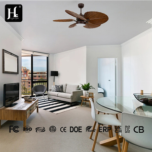 Hot selling tropical ceiling fan with lightweight thin ceiling fan, lightweight wooden blades, and both lightweight and <b>remote</b>-c - Product Image 3