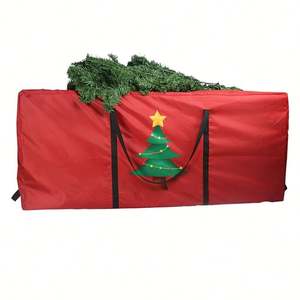 Bolsa de Almacenamiento para Árbol de Navidad de Tela, Portátil, Rectangular, de PE, para Viajes y Mudanzas - Product Image 1