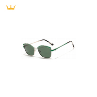 Nouvelles Lunettes de Soleil Polarisées Unisexe à Monture Métallique Pleine, Forme Irrégulière, Protection UV400, Idéales pour les Voyages