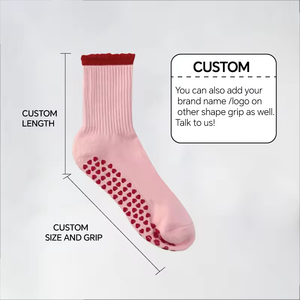 <b>Socks</b> Manufacturer Custom Yoga <b>Socks</b> Pilates <b>Socks</b> Cotton Athletic <b>Socks</b> Grip <b>Socks</b> Non Slip <b>Socks</b> for Women - Product Image 3