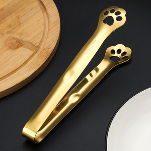 Pinces à nourriture en acier inoxydable 304, antidérapantes, résistantes à la chaleur, pour la cuisine et le barbecue - Product Image 3