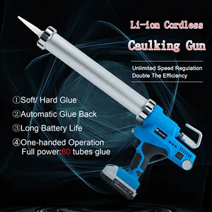 Factory Price 21V Lithium Battery Sealant Caulk Gun Tool Cordless Caulking  Gun Electric - China Electric Tile Joint Caulk Gun, Caulking Gun