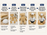 Ours en peluche personnalisé avec logo pour cadeau de magasin 4S