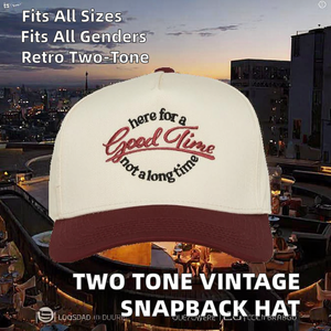 Gorra Snapback Unisex Ajustable de Dos Tonos Estilo Vintage - Gorra Trucker Hecha con <span class=keywords><strong>65</strong></span>% Poliéster y 35% Algodón - Product Image 2