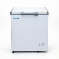 Congélateur coffre haute qualité 100L à température unique 12V DC avec compresseur, contrôle mécanique et refroidissement rapide