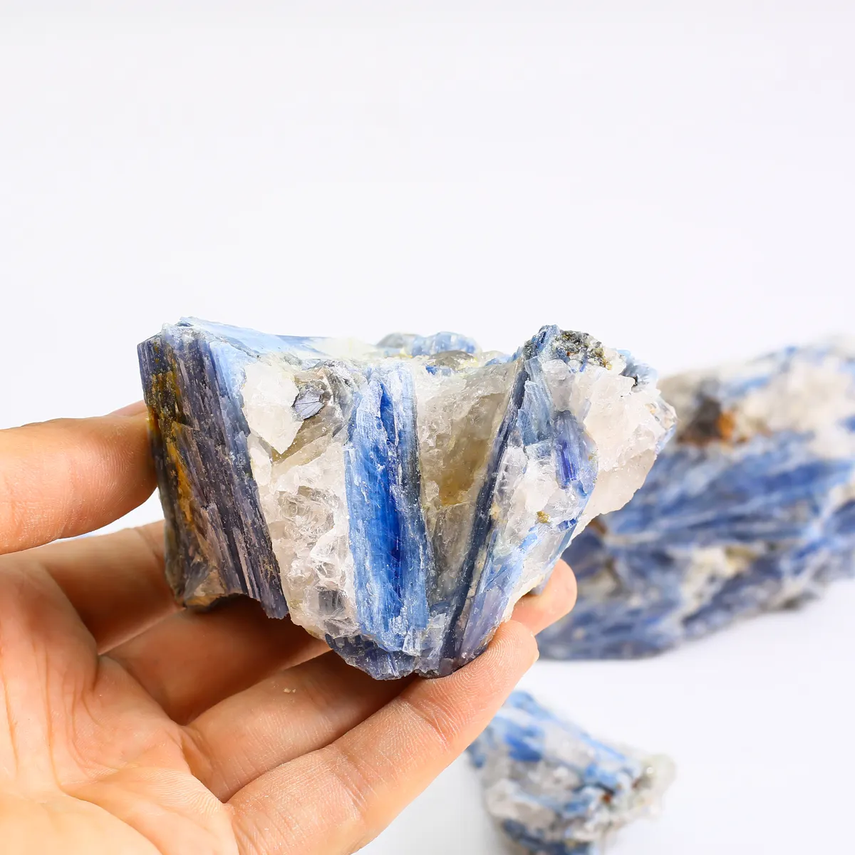 Rough Quartz Stone Mineral Specimen Healing Raw Stone Crystal Kyanite Cluster Wholesale Natural Crystal Diamond Home Decoration