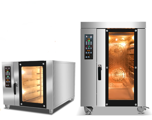 เตาอบครัวซองต์สำหรับร้านอาหารเตาอบขนมปังปิ้งด้วยไอน้ำไฟฟ้า - Product Image 3