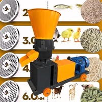 Ligne de production de granulés d'aliments pour animaux multifonctionnelle Weiwei 200-500 kg/h pour usage domestique et agricole, machine à granulés certifiée CE