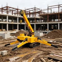 Grue araignée compacte abordable avec performances fiables et entretien facile pour la location
