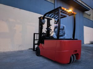Chariot élévateur électrique WELIFTRICH 2 tonnes 2000 kg 3 roues 3m 4m 5m 48V batterie au plomb-acide avec déplacement latéral - Product Image 5