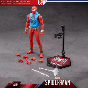 ZD Toys Original <span class=keywords><strong>Scarlet</strong></span> <span class=keywords><strong>Spider</strong></span> 18cm/7in Figurine d'action à l'échelle 1/10 Modèle articulé Figurine de collection - Product Image 6