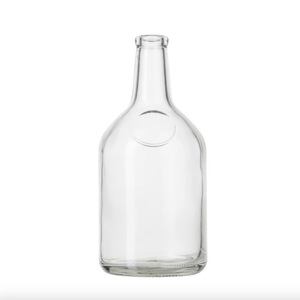 Bouteille de vin carrée mate transparente épaissie de 750 ml personnalisée pour spiritueux, whisky, <span class=keywords><strong>XO</strong></span> avec bouchon - Product Image 2