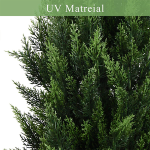 Bonsaï artificiel réaliste en PE, pin, cèdre et <span class=keywords><strong>sapin</strong></span> de Fraser, arbre artificiel en pot pour décoration intérieure et extérieure, Noël, maison, bureau - Product Image 3