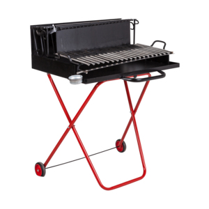 BARBECUE DE METAL PARA HORNEAR CON LEÑA 74X55CM H. 96 - Product Image 1