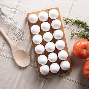 Bandeja Organizadora de Madera Rústica Personalizada con 18 Compartimentos para Almacenamiento de Alimentos en la Cocina o la Sala de Estar - Product Image 6