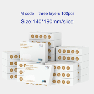 Bé mô giấy ướt và khô làm bằng tinh khiết bông 100 hương thơm miễn phí dùng một lần trên khuôn mặt cho bé làn da nhạy cảm - Product Image 2