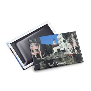 Good Price Custom Logo Souvenir Sticker Maker Metal City Gifts Magnetic Tin <b>Fridge</b> Magnet - Product Image 6