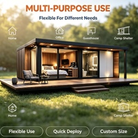 Maison modulaire préfabriquée en acier léger, design moderne de luxe, étanche, pour hôtel, appartement, villa, vie en plein air