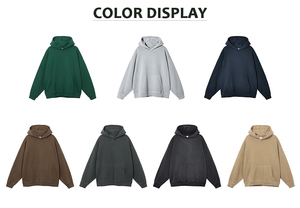 Oem 500 Gsm Logo Imprimé pour Hommes Marque Privée Sweats à Capuche Personnalisés Poids Lourd 100% Coton Unisex Plain Essential Oversize Hoodies - Product Image 5