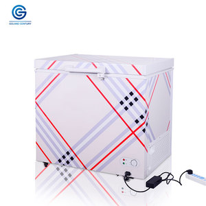 Refrigerador GCSOAR con Diseño de Rayas, Mini Nevera Portátil de 350L/175L, Control Electrónico, 12v/24v, Congelador Solar, Máquina de Hielo - Product Image 1