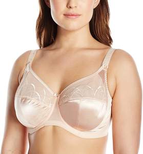 Factory Custom women's Cate Underwire Full Cup Plus Size grandi donne Sexy pizzo di seta <span class=keywords><strong>trasparente</strong></span> <span class=keywords><strong>reggiseno</strong></span> a rete slip reggiseni per le donne - Product Image 3